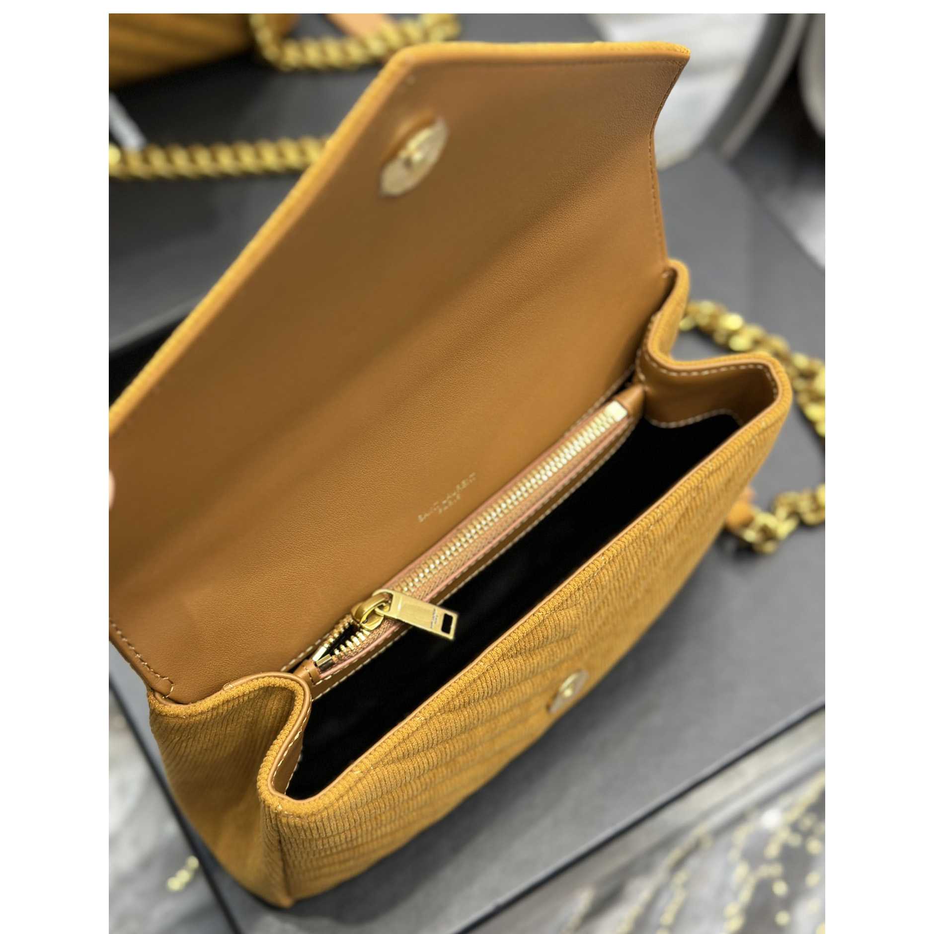 Saint Laurent College Shoulder Bag (24x17x6cm) - FashionPlug
