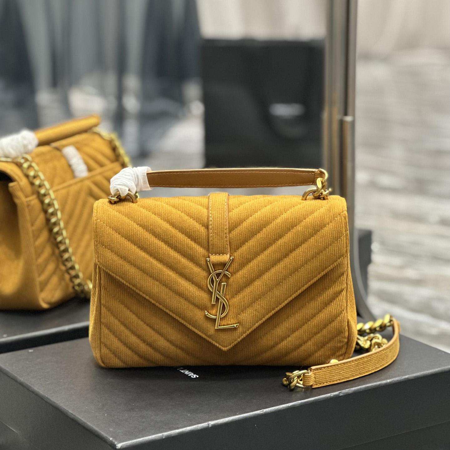 Saint Laurent College Shoulder Bag (24x17x6cm) - FashionPlug