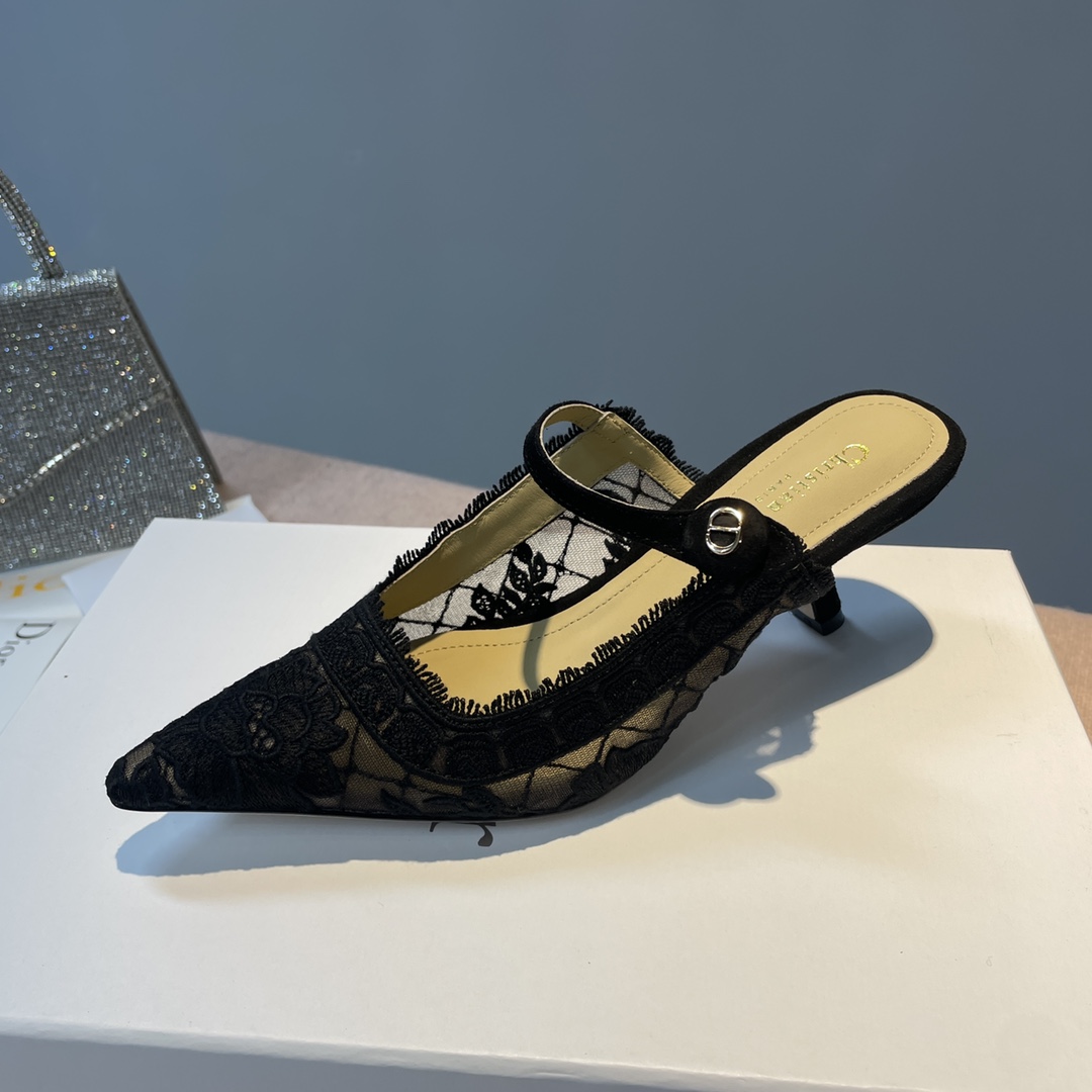 Dior Capture Heeled Mule - FashionPlug