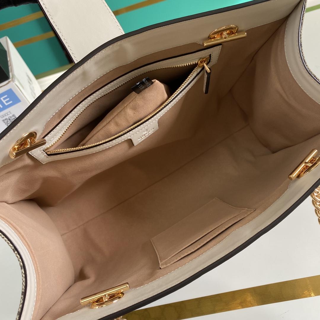 Gucci Padlock Medium GG Shoulder Bag(35-23.5-14cm) - FashionPlug