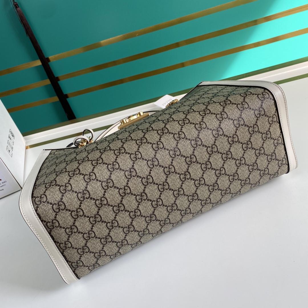 Gucci Padlock Medium GG Shoulder Bag(35-23.5-14cm) - FashionPlug