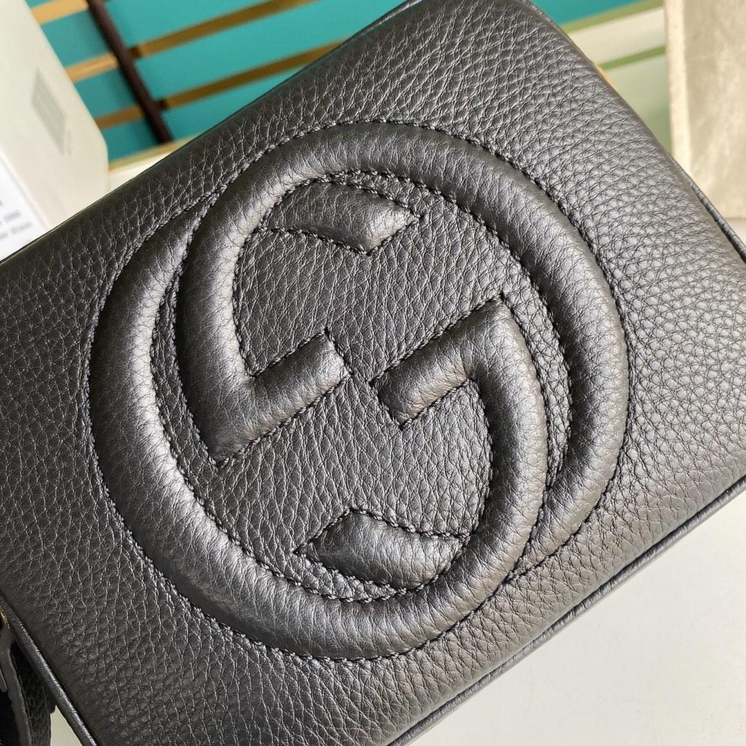 Gucci Soho Small Leather Disco Bag(22-15-7cm) - FashionPlug