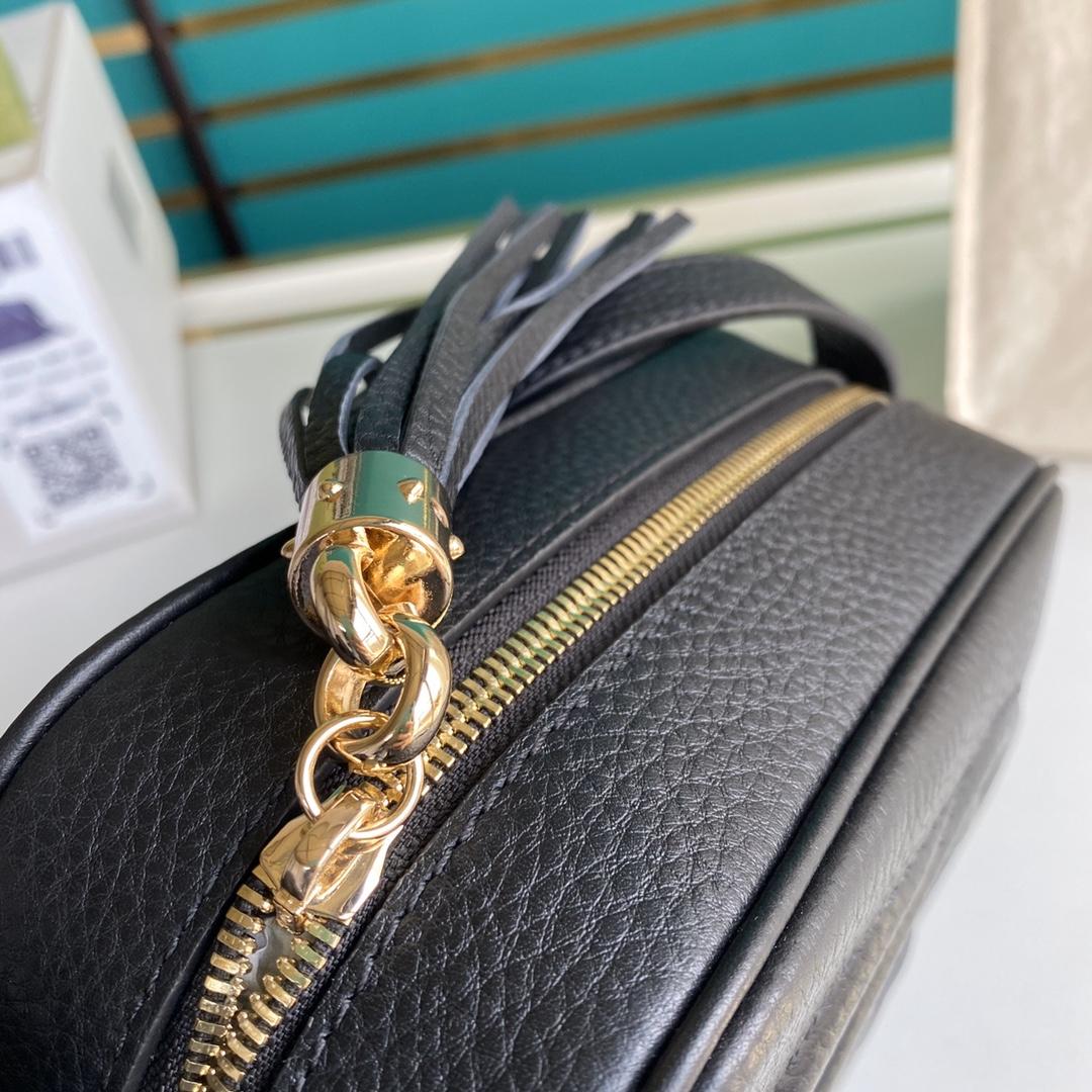Gucci Soho Small Leather Disco Bag(22-15-7cm) - FashionPlug