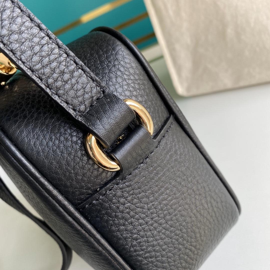 Gucci Soho Small Leather Disco Bag(22-15-7cm) - FashionPlug
