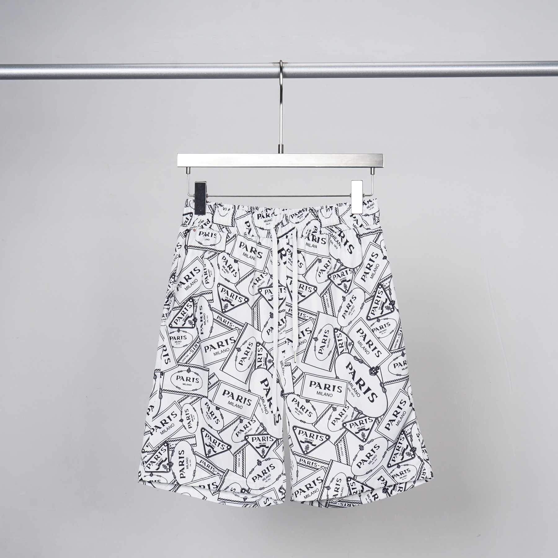 Prada Logo Short Sleeve Shirt & Shorts - FashionPlug