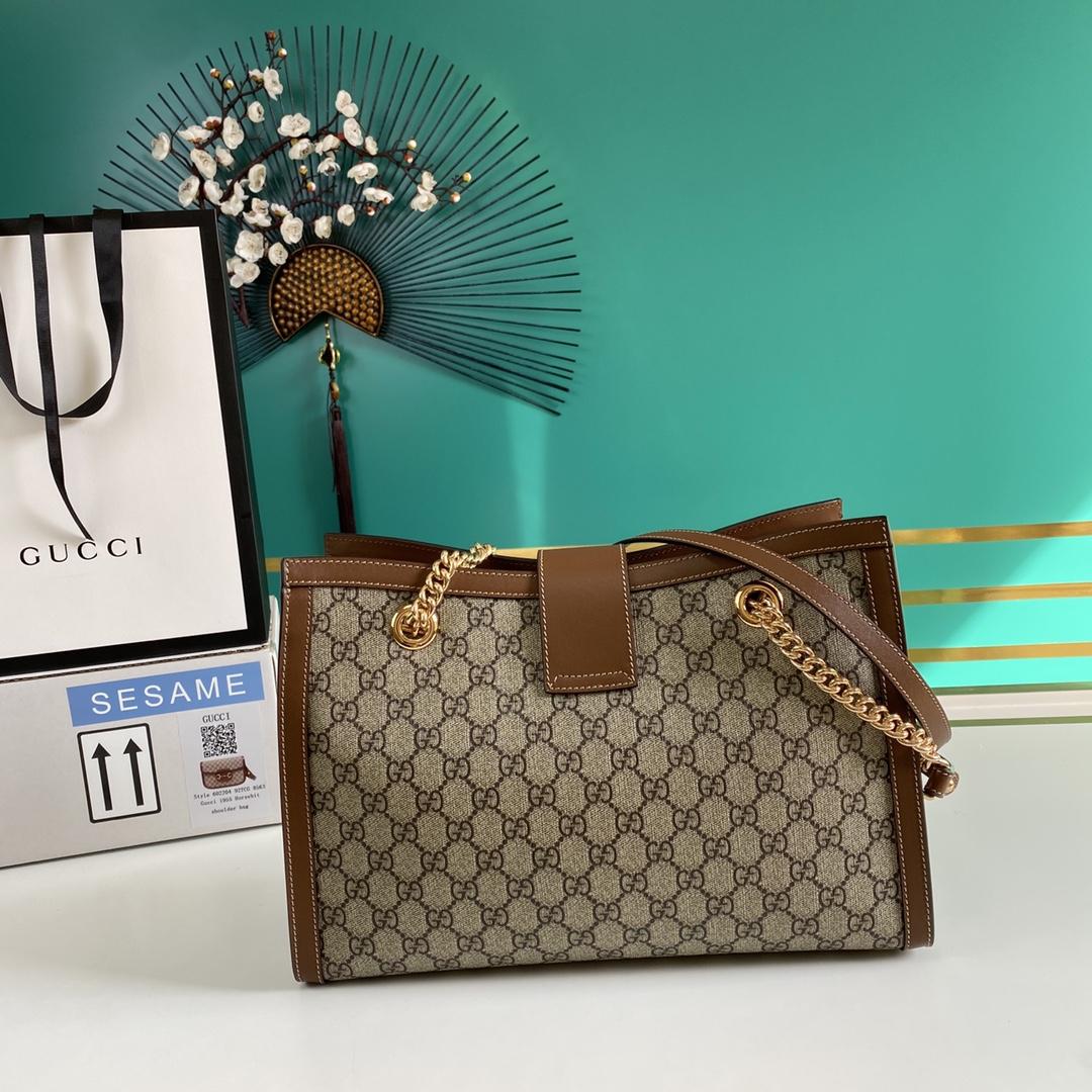 Gucci Padlock Medium GG Shoulder Bag(35-23.5-14cm) - FashionPlug