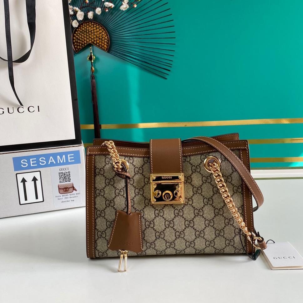 Gucci Padlock Small GG Shoulder Bag(26-18-10cm) - FashionPlug