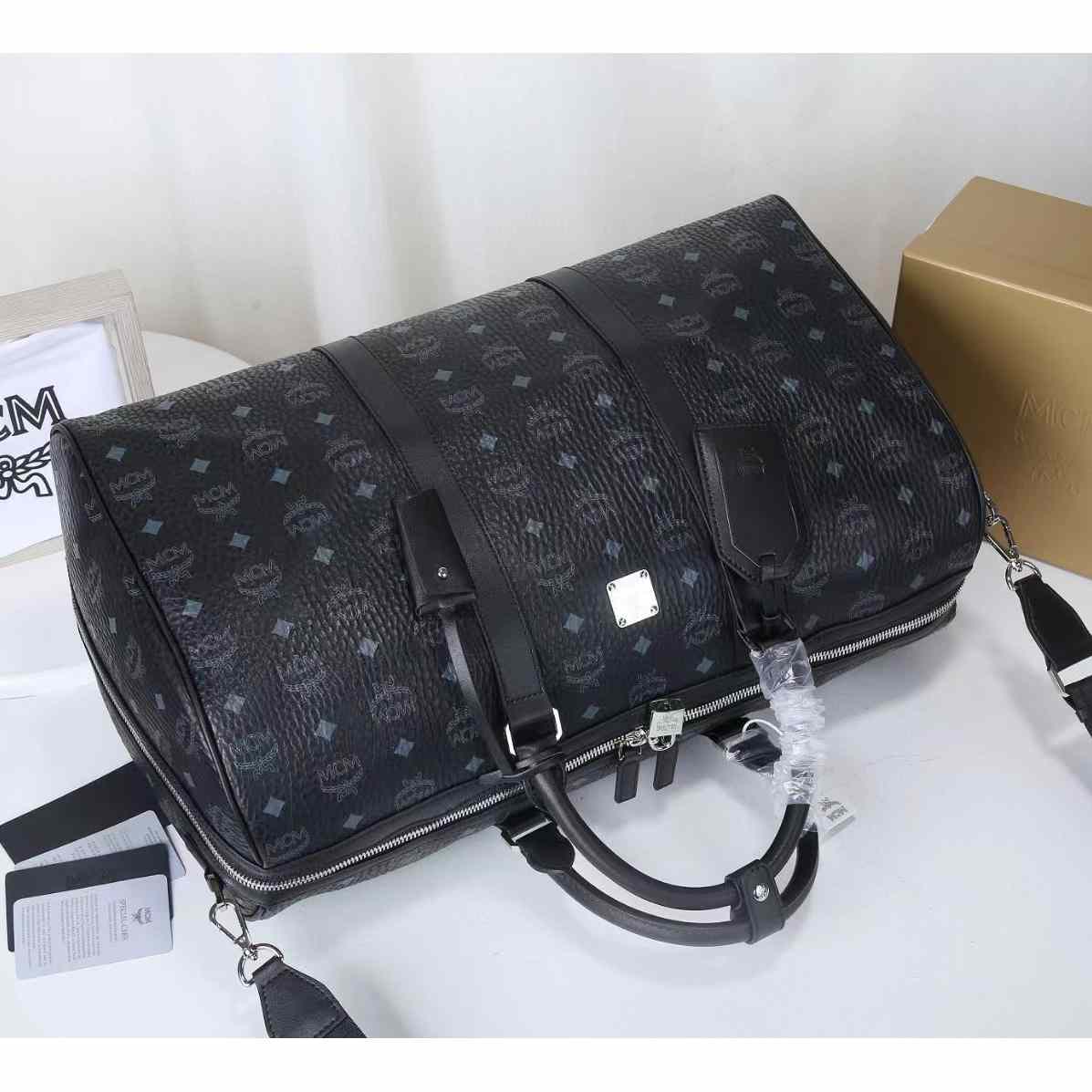MCM Ottomar Weekender Bag In Visetos - FashionPlug