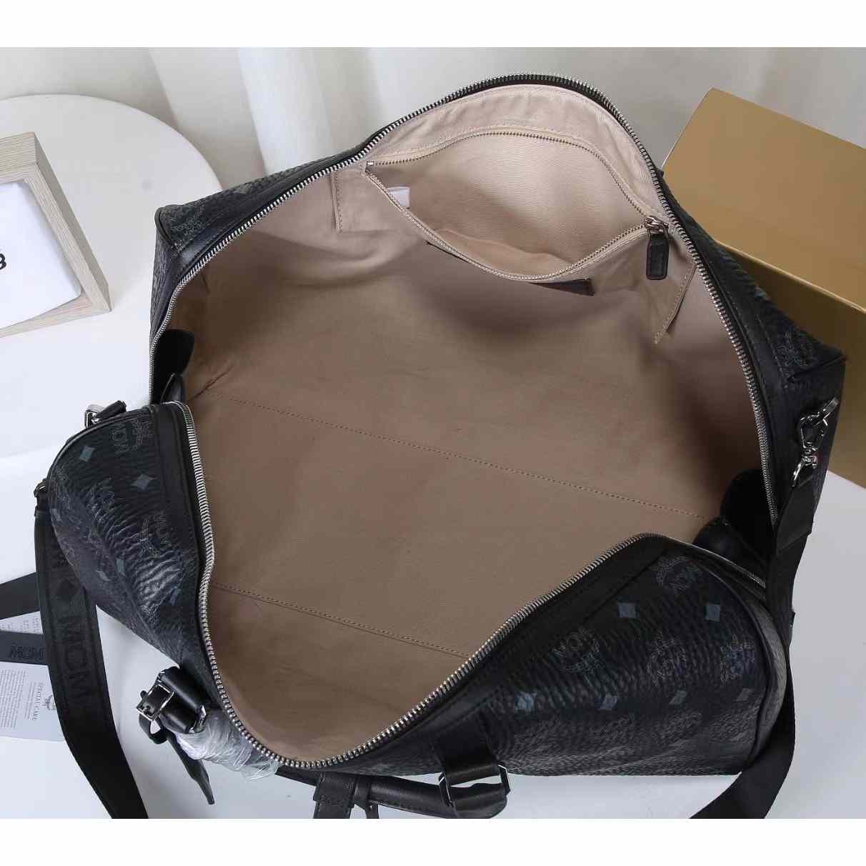 MCM Ottomar Weekender Bag In Visetos - FashionPlug