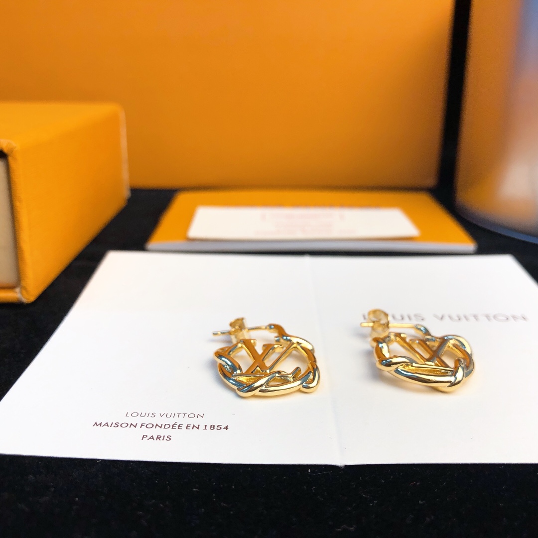 Louis Vuitton Garden Louise Earrings    M68938 - FashionPlug