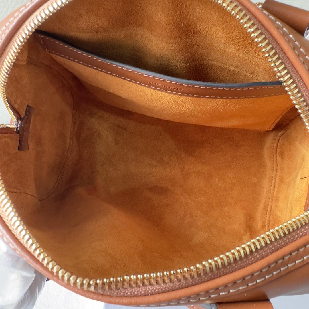 Celine Small Boston Cuir Triomphe In Smooth Calfskin Tan - FashionPlug