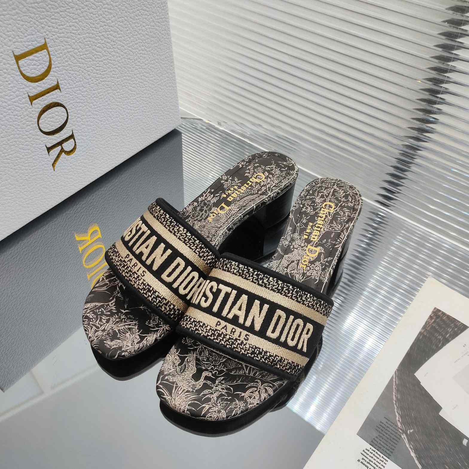 Dior Dway Open-Toe Pump - FashionPlug