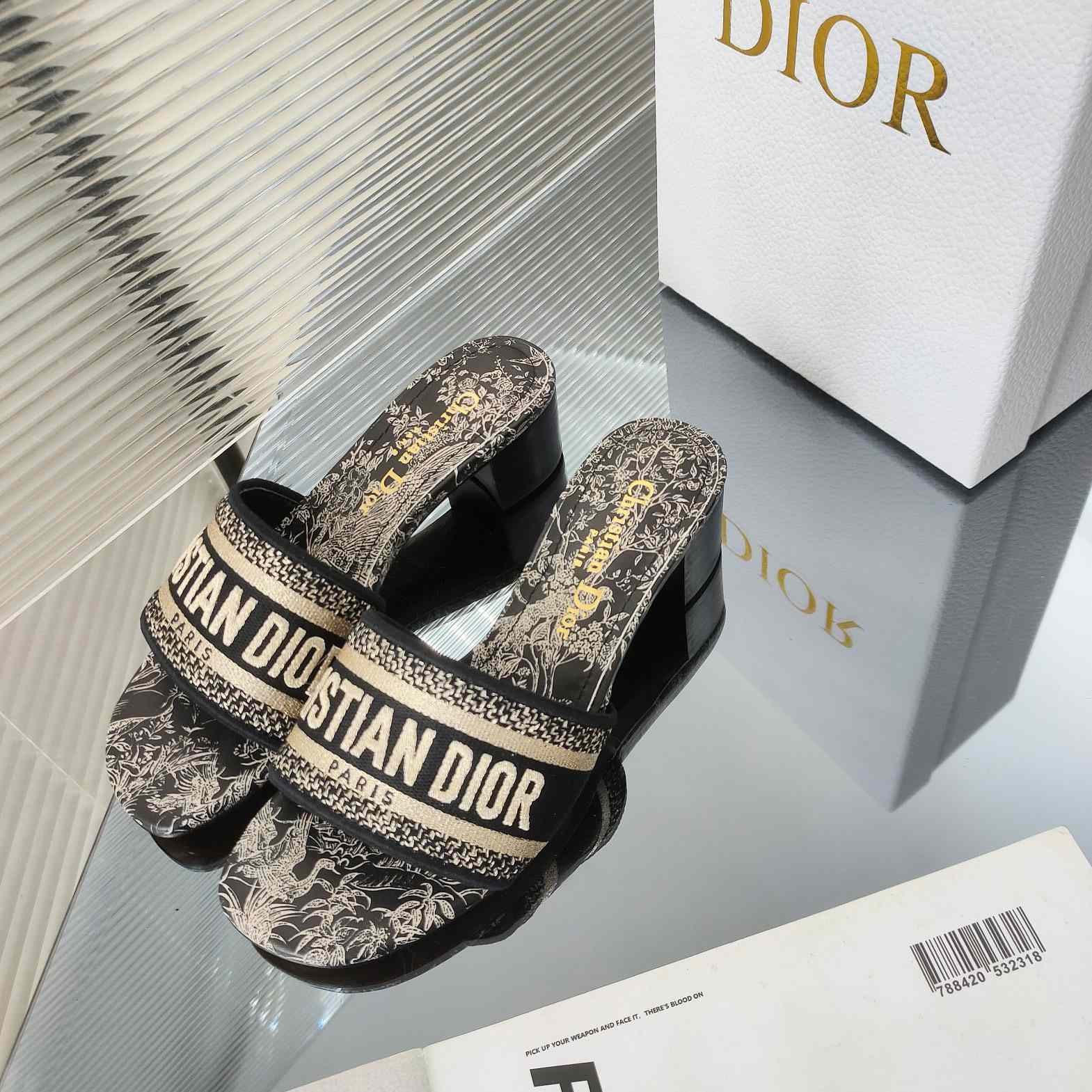 Dior Dway Open-Toe Pump - FashionPlug