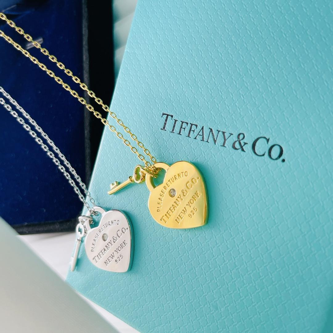Tiffany&CO Heart Tag Pendant - FashionPlug