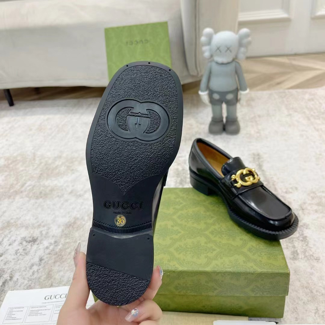 Gucci Women's Loafer With Interlocking G - FashionPlug