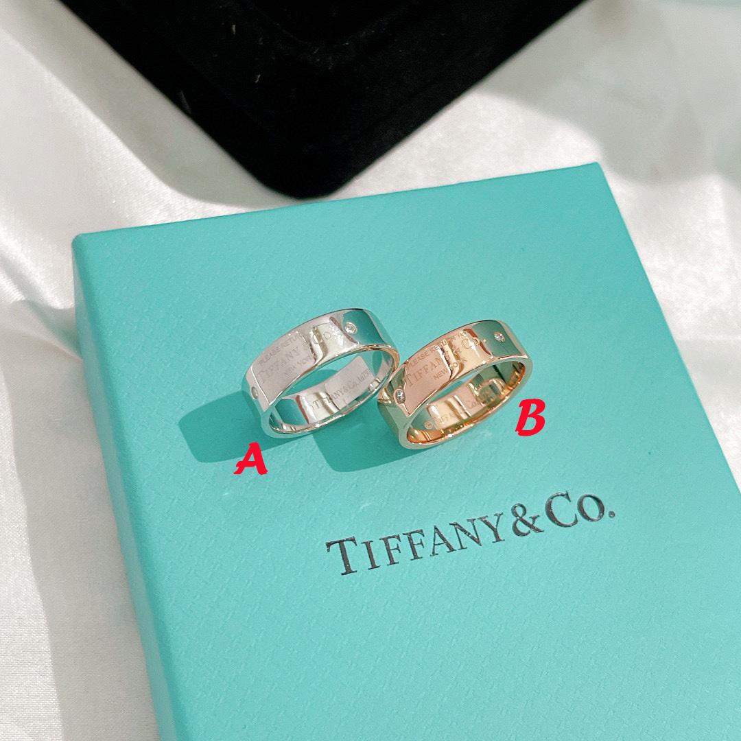 Tiffany&CO Narrow Ring With Diamonds - FashionPlug