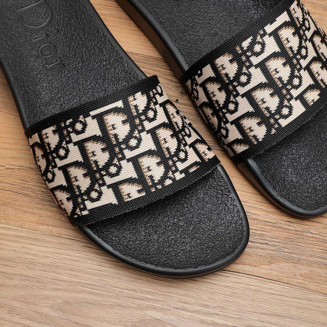 Dior Oblique Jacquard Sandals  - FashionPlug