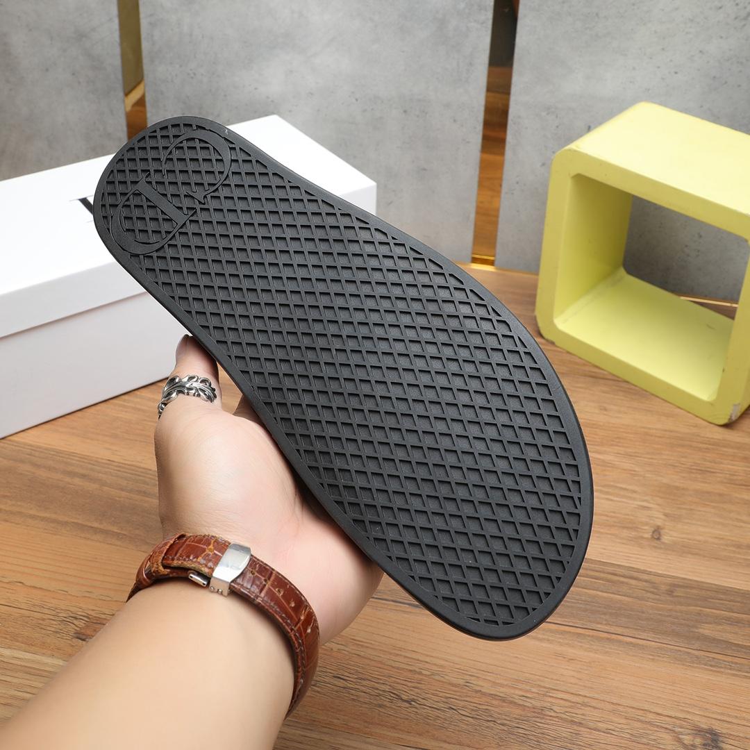 Dior Oblique Jacquard Sandals  - FashionPlug