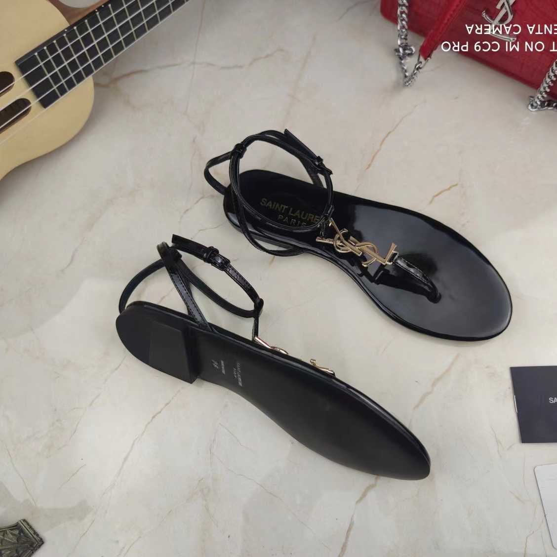Saint Laurent Cassandra Sandals - FashionPlug