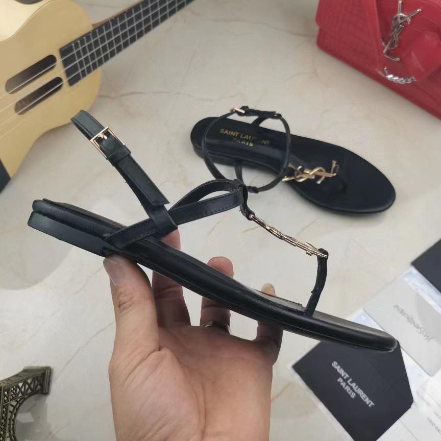 Saint Laurent Cassandra Sandals - FashionPlug
