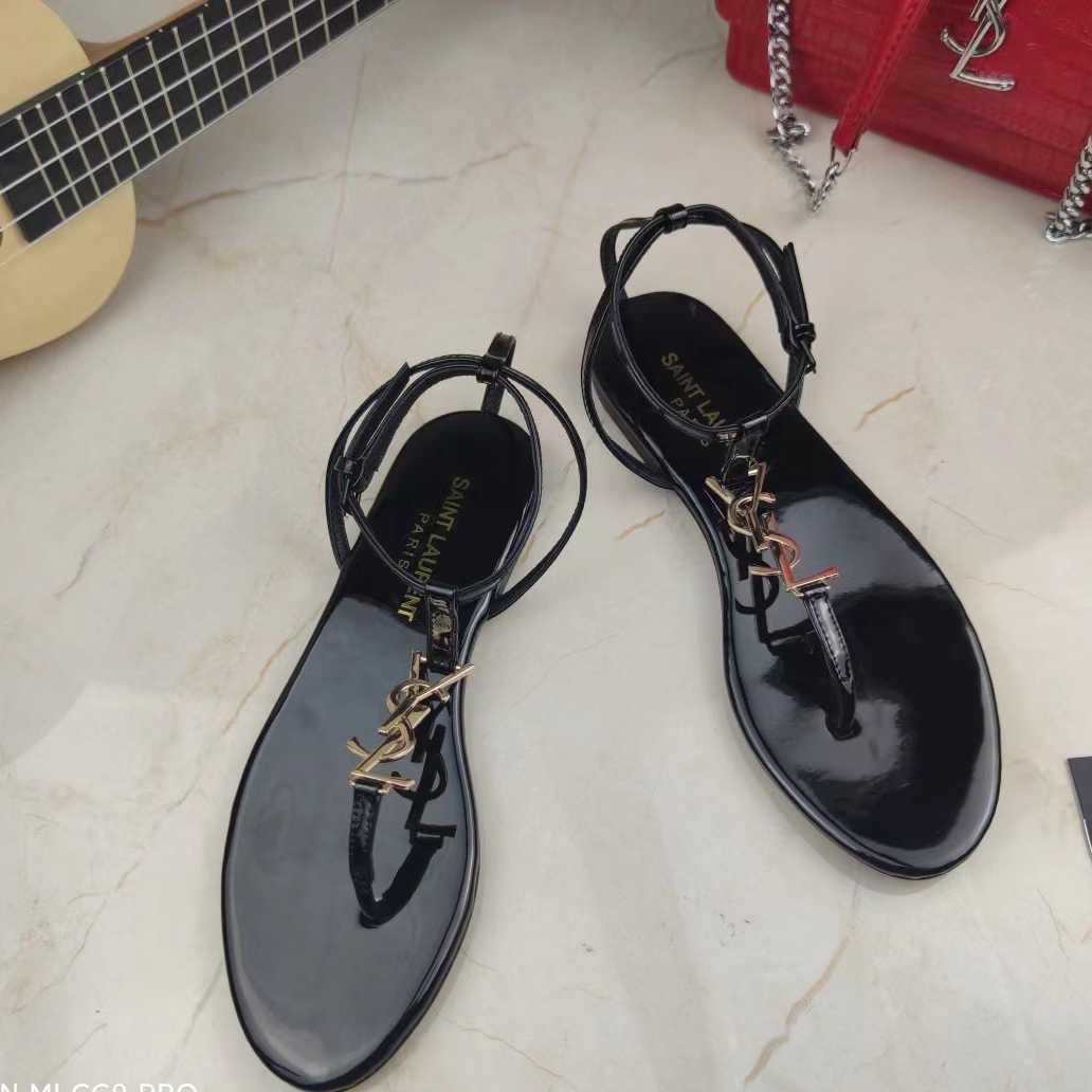 Saint Laurent Cassandra Sandals - FashionPlug