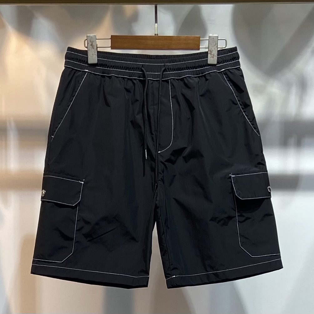 Prada Logo Cotton Shorts - FashionPlug