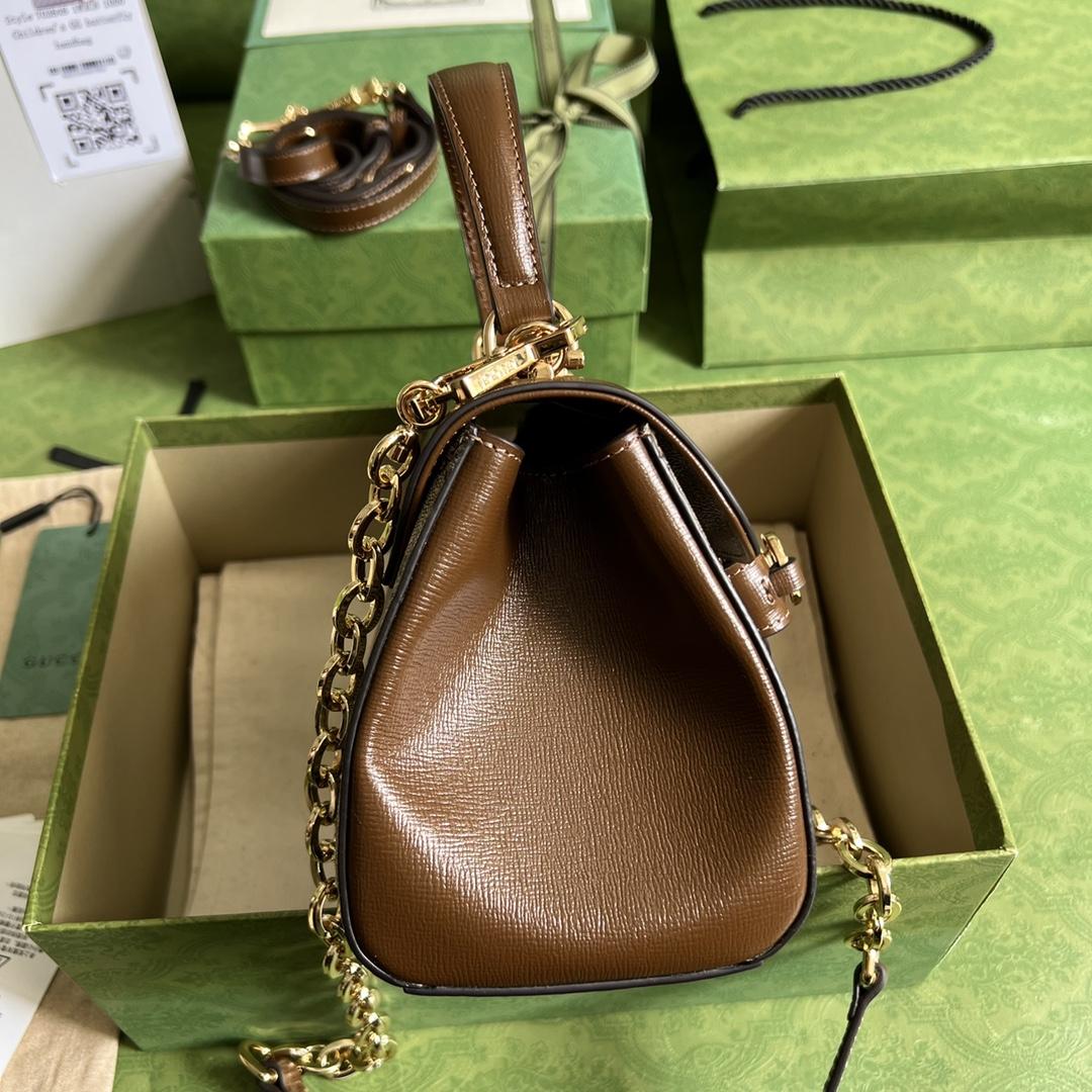 Gucci Horsebit 1955 Mini Bag(22x16x10.5cm) - FashionPlug