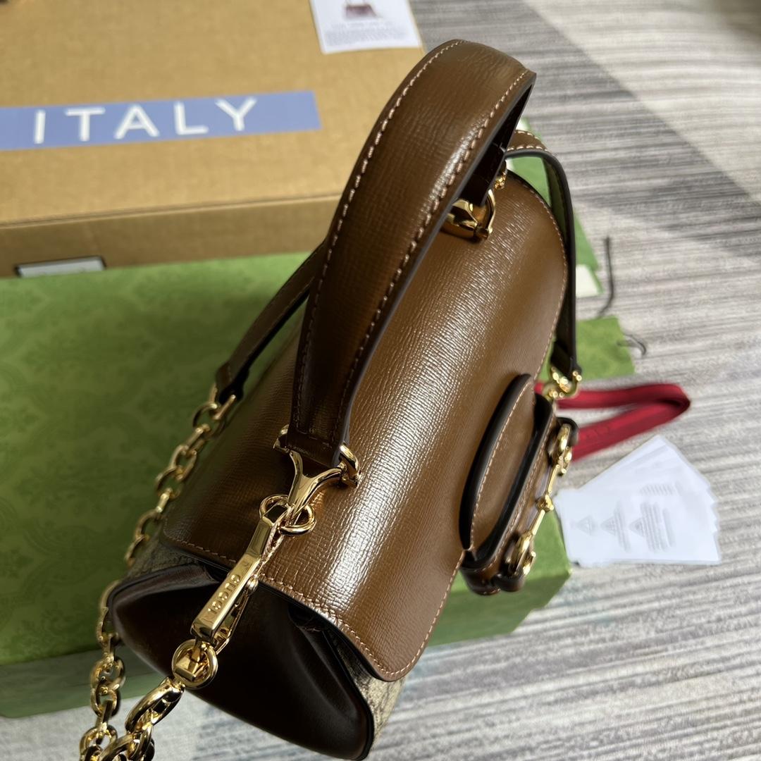 Gucci Horsebit 1955 Mini Bag(22x16x10.5cm) - FashionPlug