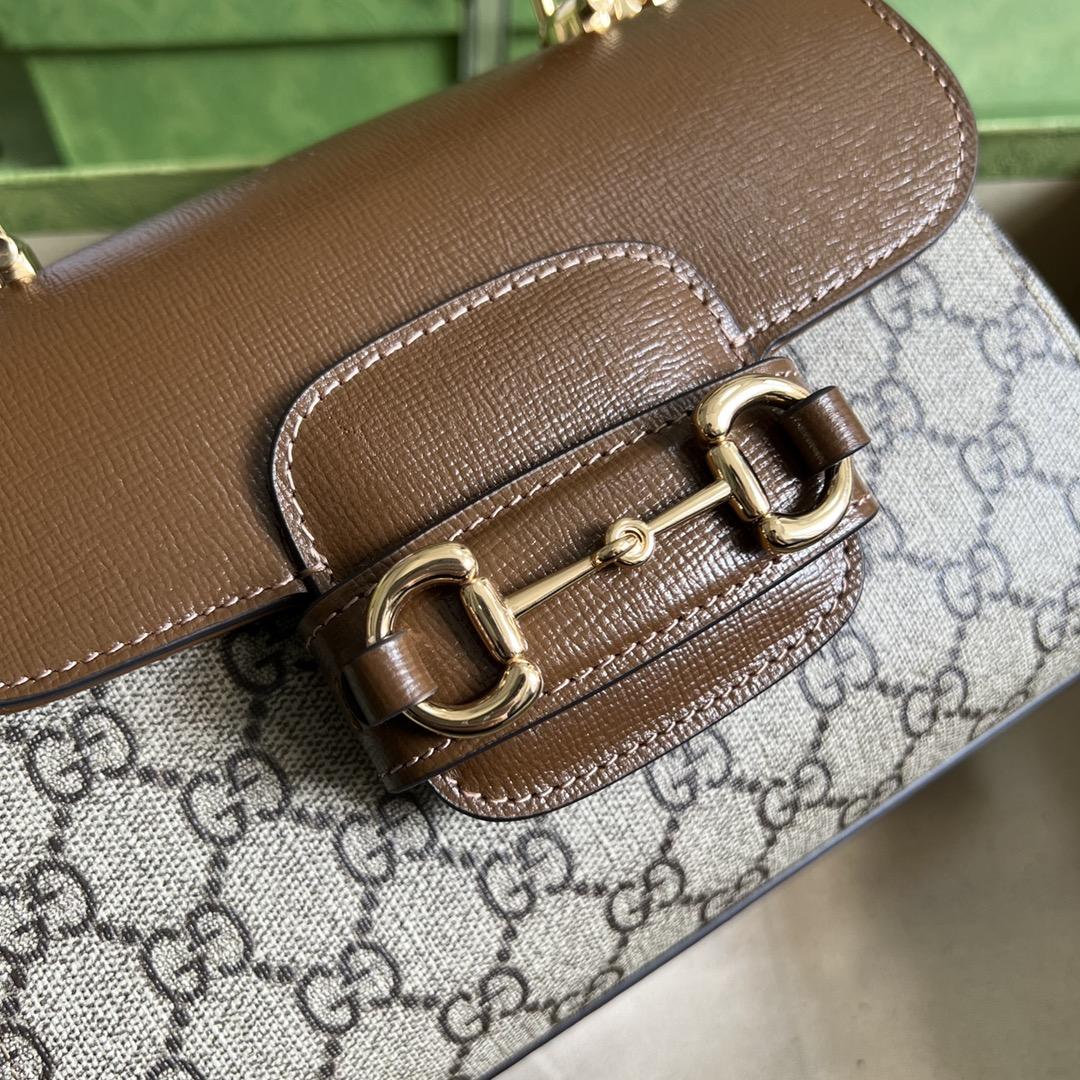 Gucci Horsebit 1955 Mini Bag(22x16x10.5cm) - FashionPlug