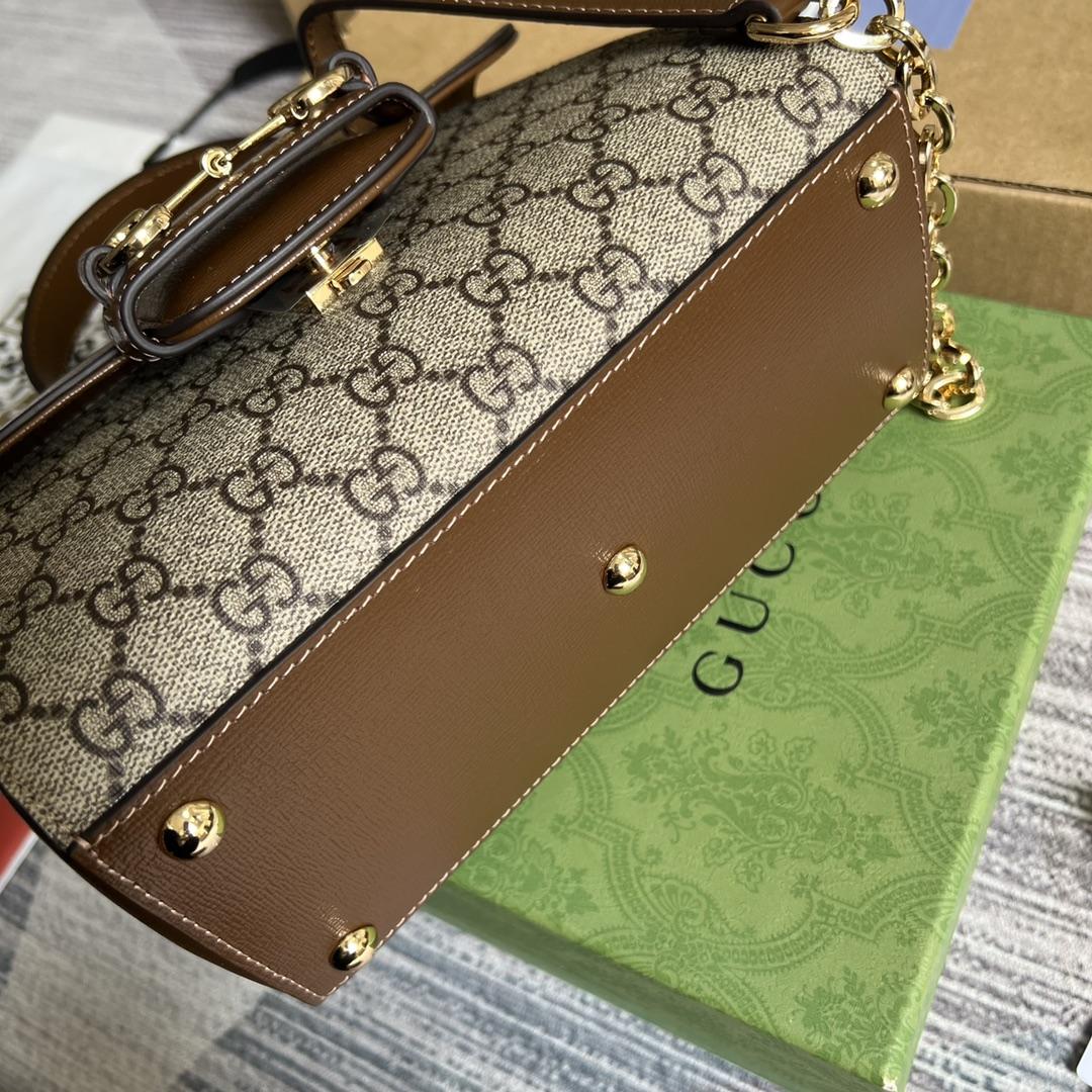 Gucci Horsebit 1955 Mini Bag(22x16x10.5cm) - FashionPlug