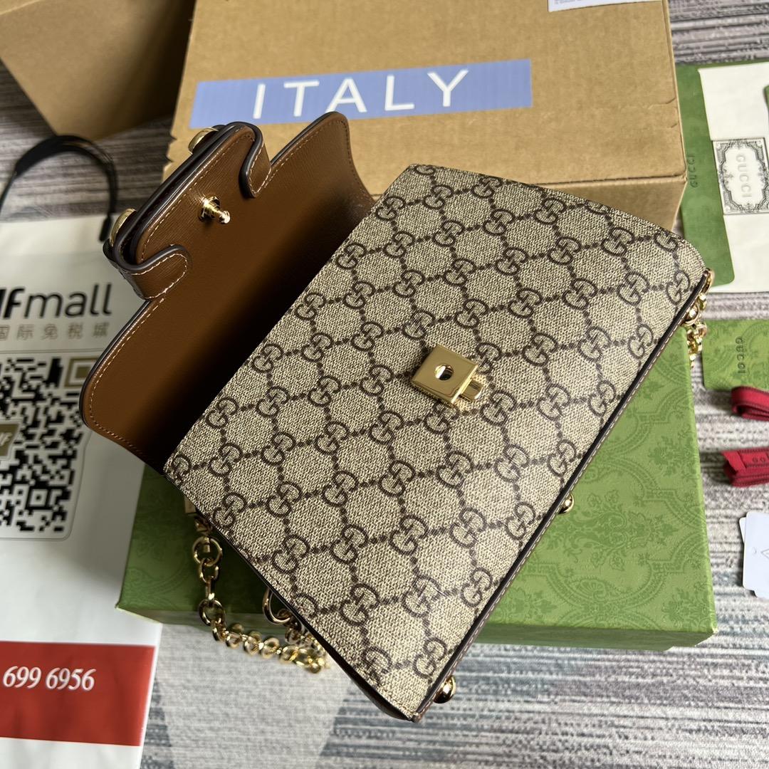 Gucci Horsebit 1955 Mini Bag(22x16x10.5cm) - FashionPlug