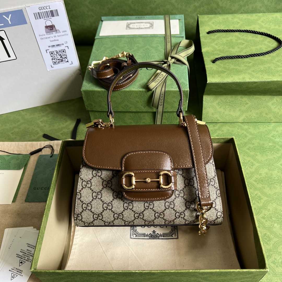 Gucci Horsebit 1955 Mini Bag(22x16x10.5cm) - FashionPlug