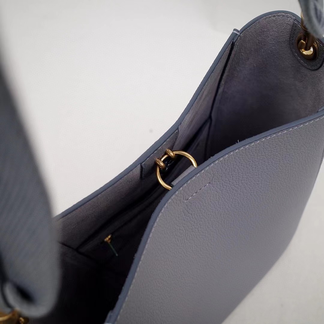 Celine Sangle Small Bucket Bag In Soft Grained Calfskin - FashionPlug