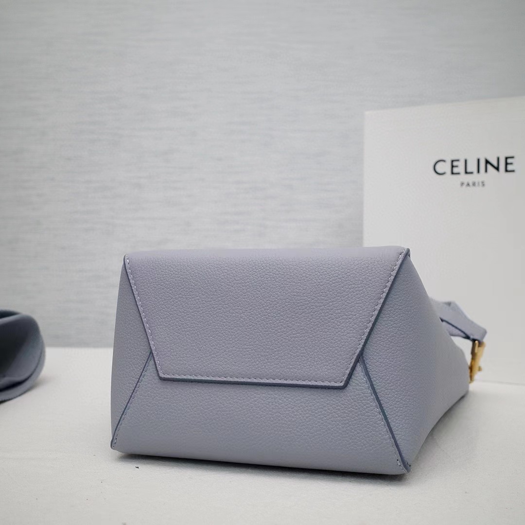 Celine Sangle Small Bucket Bag In Soft Grained Calfskin - FashionPlug