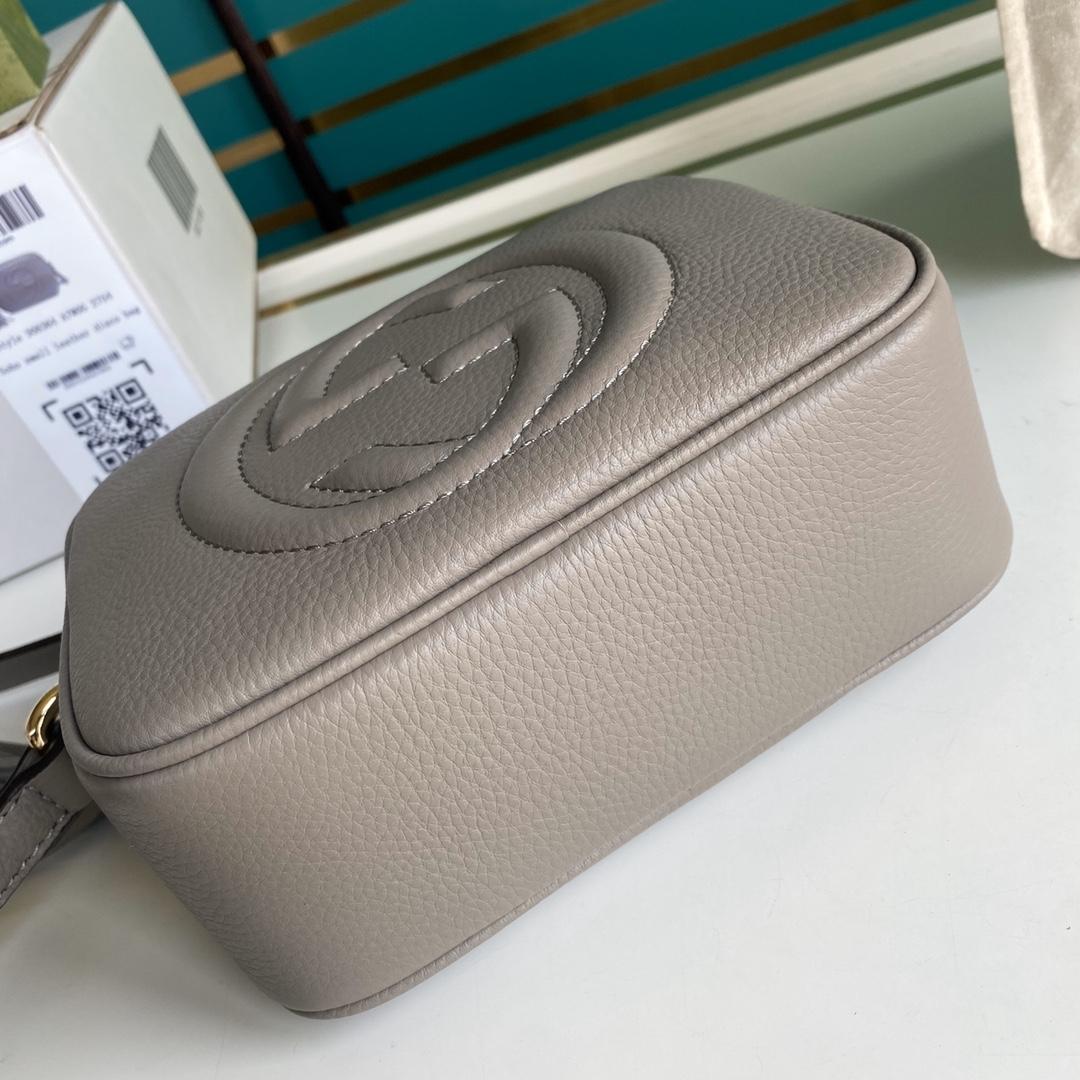 Gucci Soho Small Leather Disco Bag(22-15-7cm) - FashionPlug