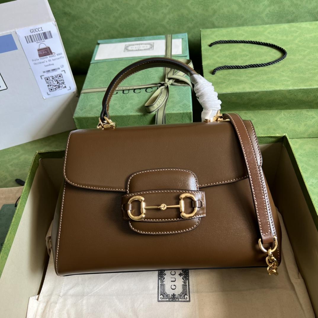 Gucci Horsebit 1955 Medium Bag(29-20-13cm) - FashionPlug