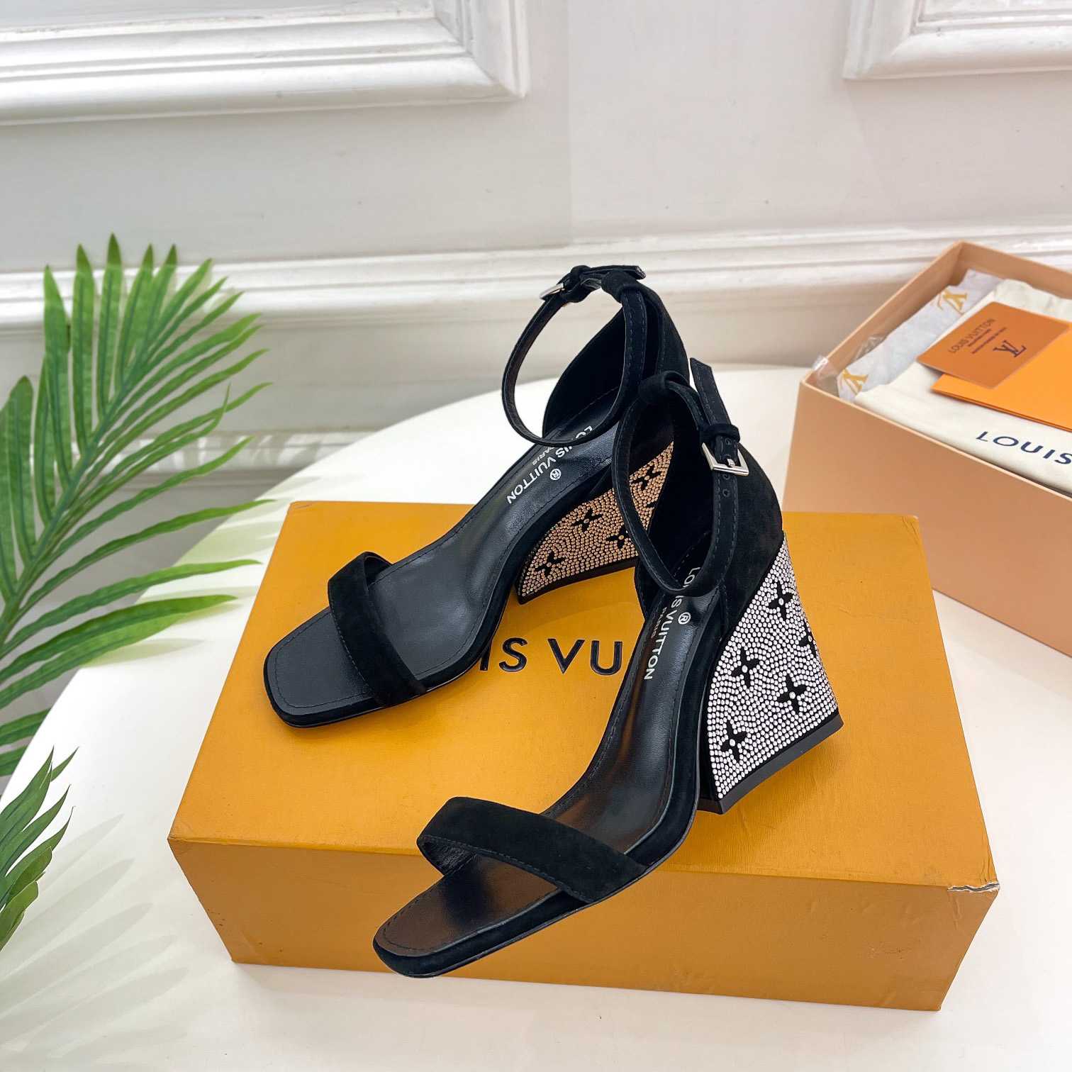Louis Vuitton Appeal Wedge Sandal       1AACNU - FashionPlug