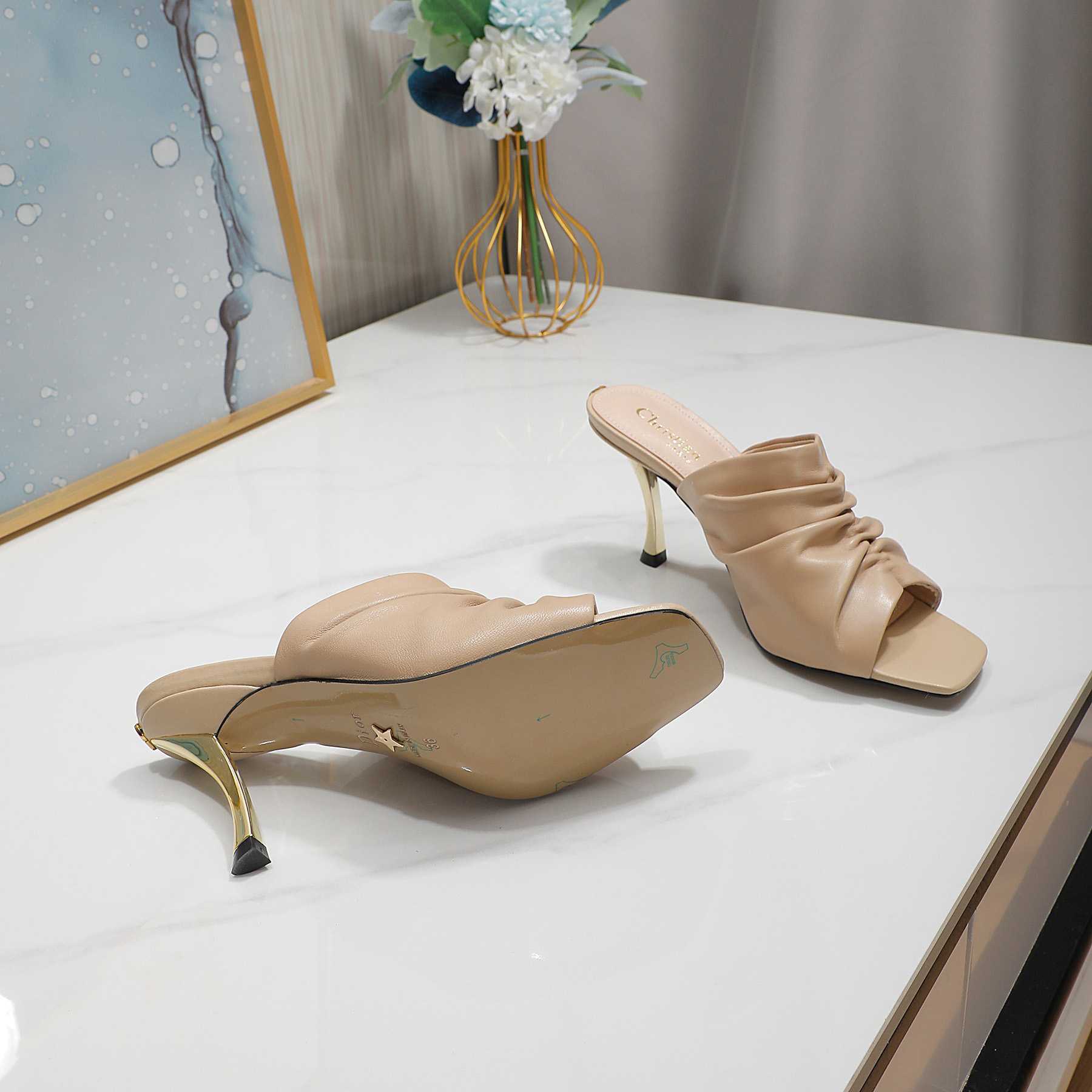 Dior D-Fame Open-Toe Pump - FashionPlug