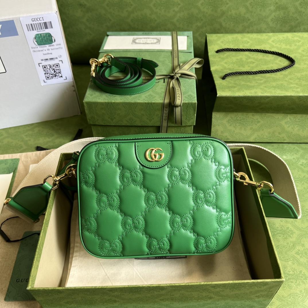 Gucci GG Matelassé Small Bag(21.5-17-7.5cm) - FashionPlug