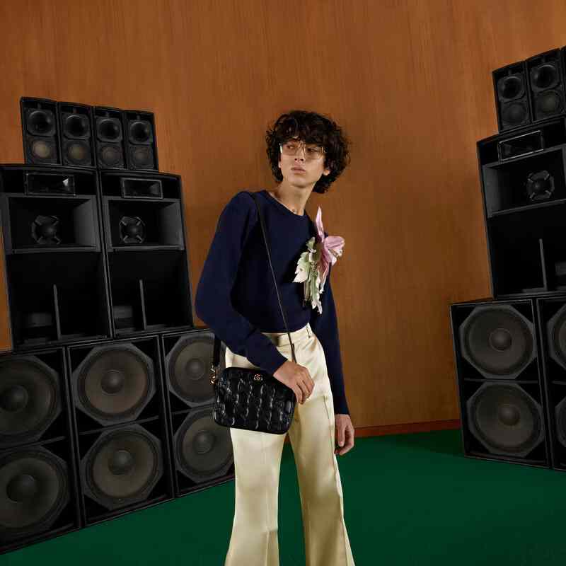 Gucci GG Matelassé Small Bag(21.5-17-7.5cm) - FashionPlug