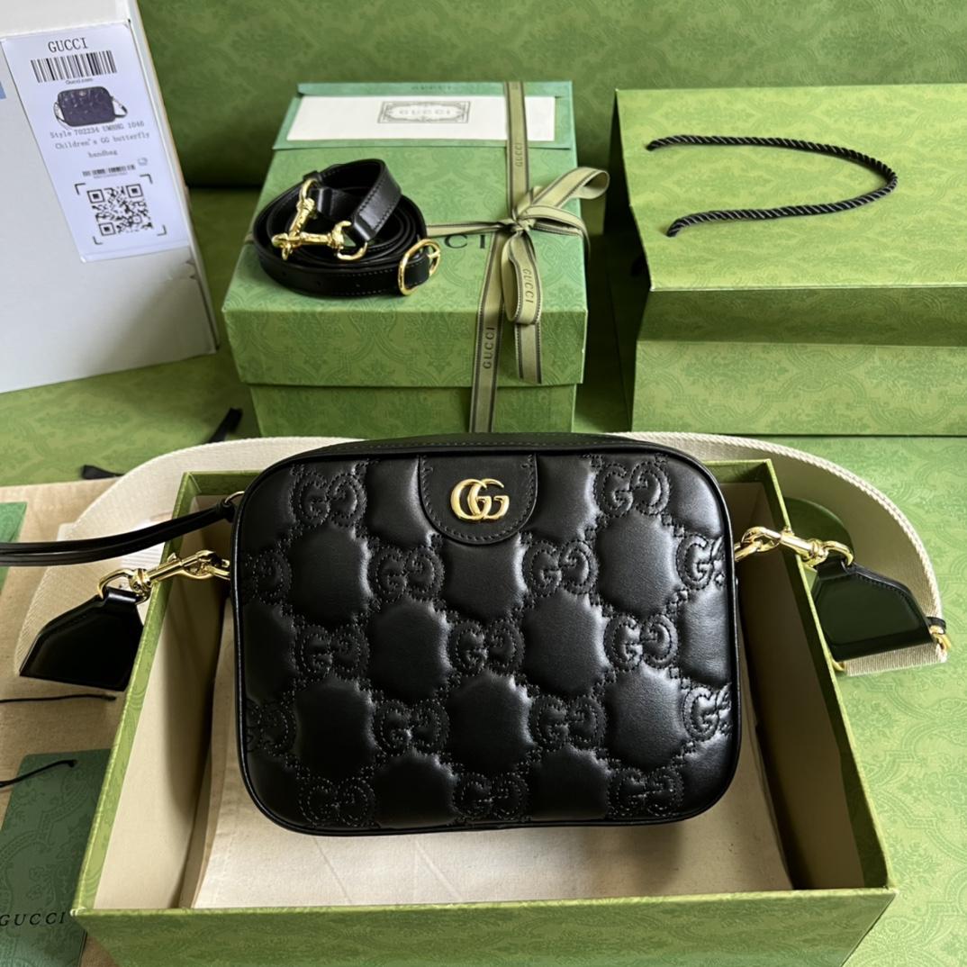 Gucci GG Matelassé Small Bag(21.5-17-7.5cm) - FashionPlug