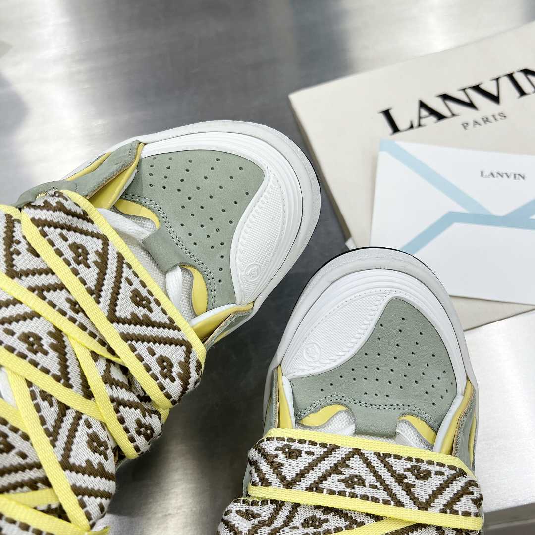 Lanvin Curb Sneakers - FashionPlug