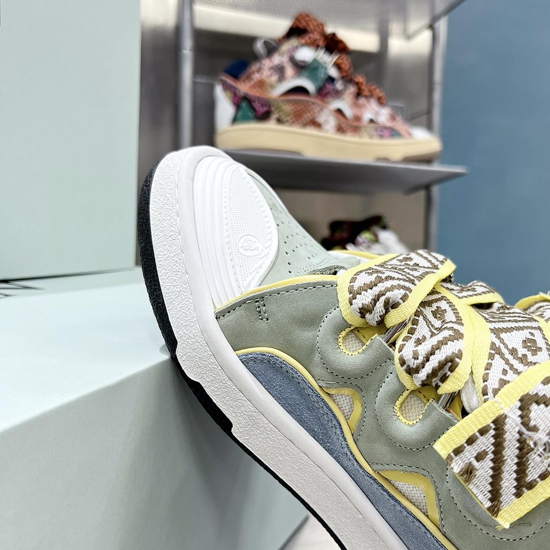 Lanvin Curb Sneakers - FashionPlug