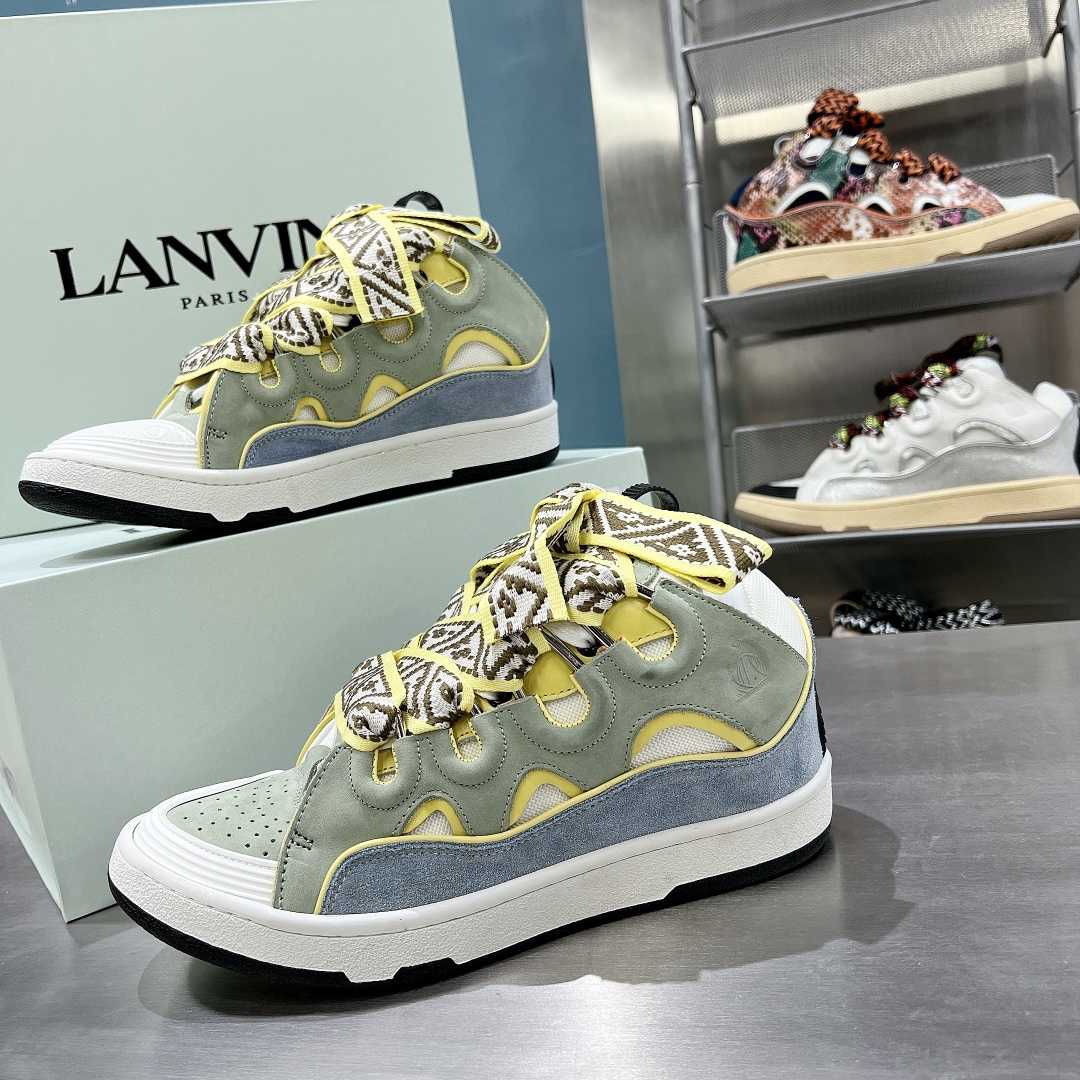 Lanvin Curb Sneakers - FashionPlug