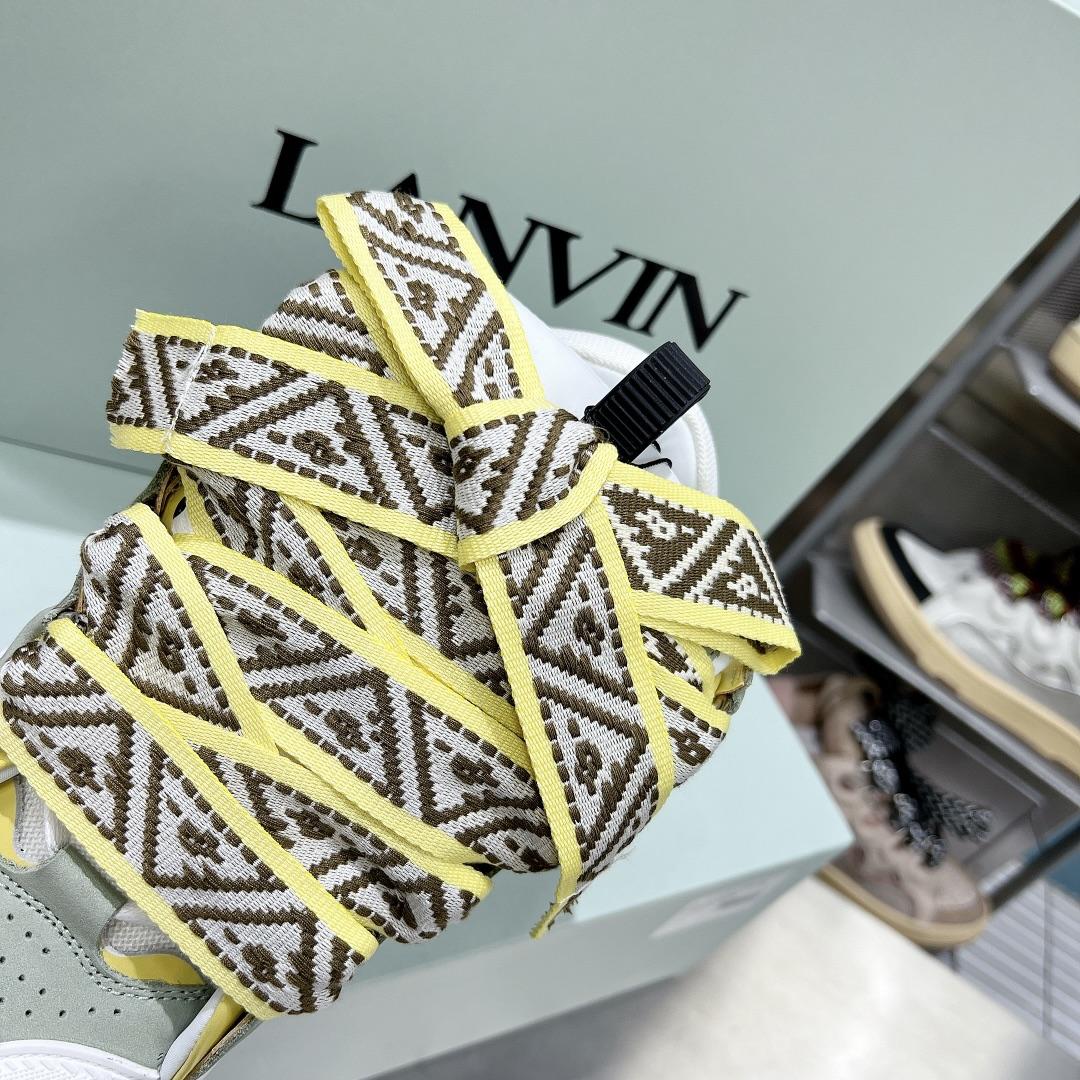 Lanvin Curb Sneakers - FashionPlug