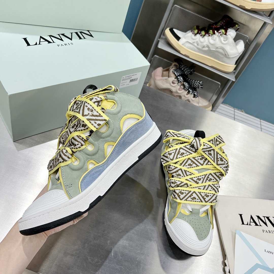Lanvin Curb Sneakers - FashionPlug