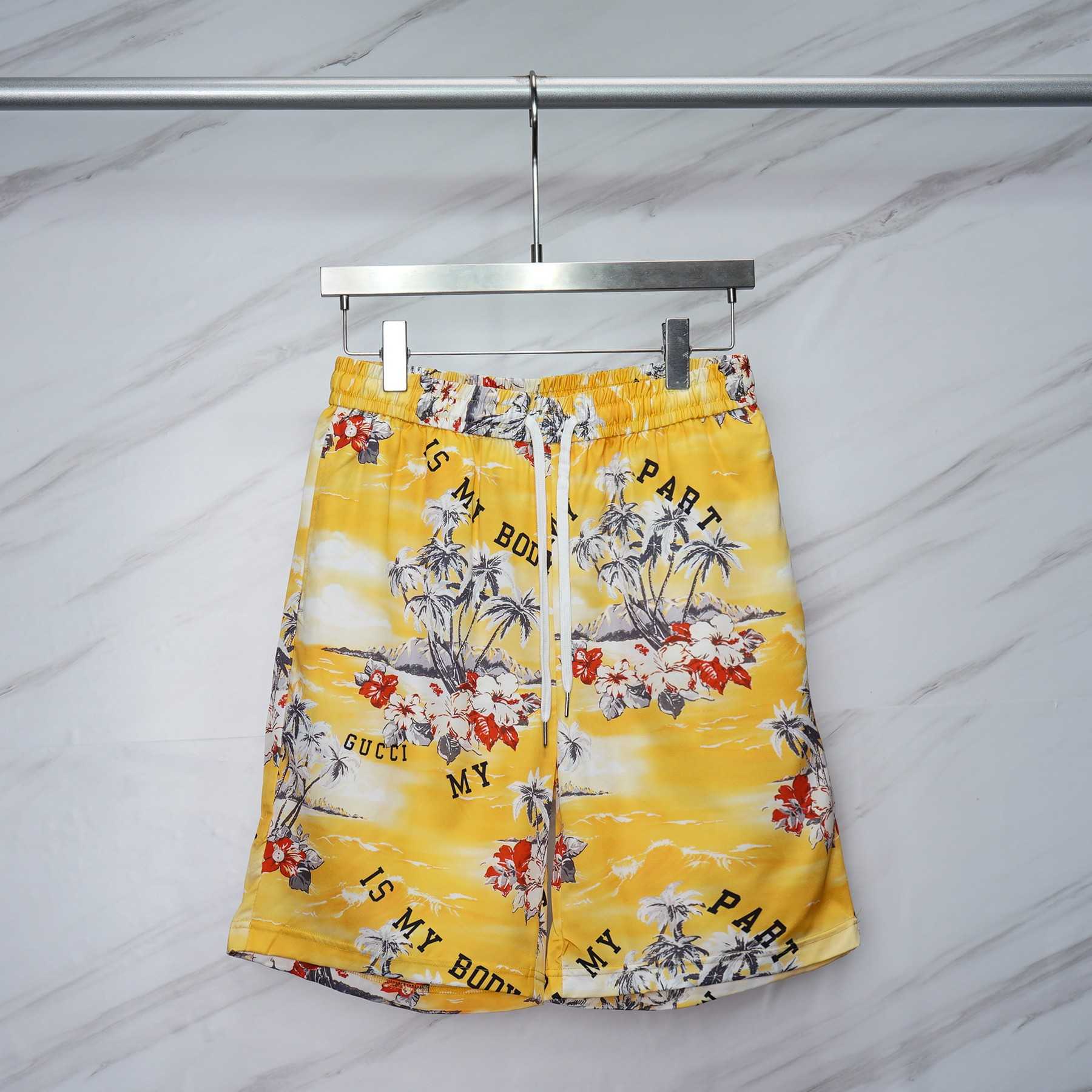 Gucci Printed Cotton Poplin Bowling Shirt & Shorts - FashionPlug
