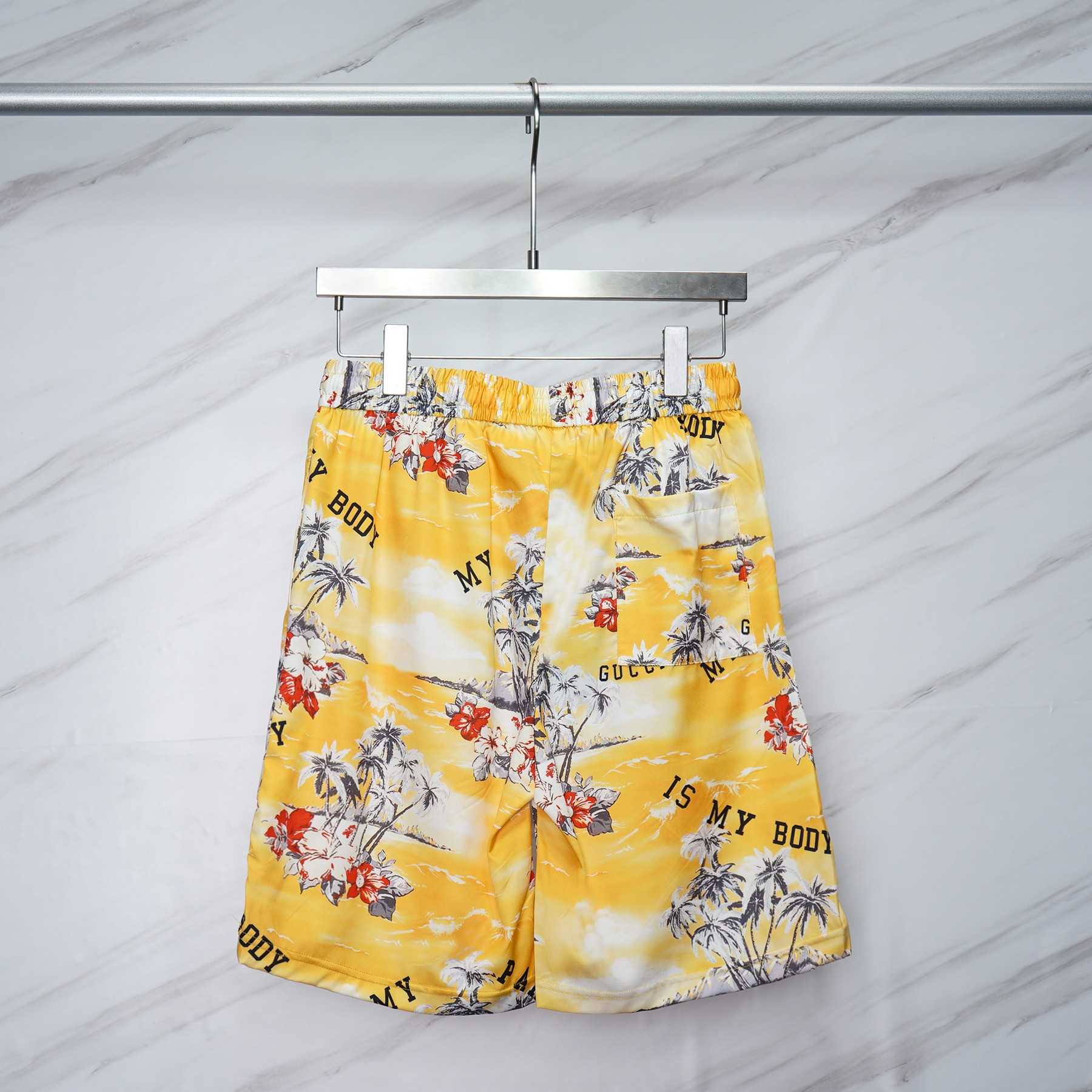 Gucci Printed Cotton Poplin Bowling Shirt & Shorts - FashionPlug