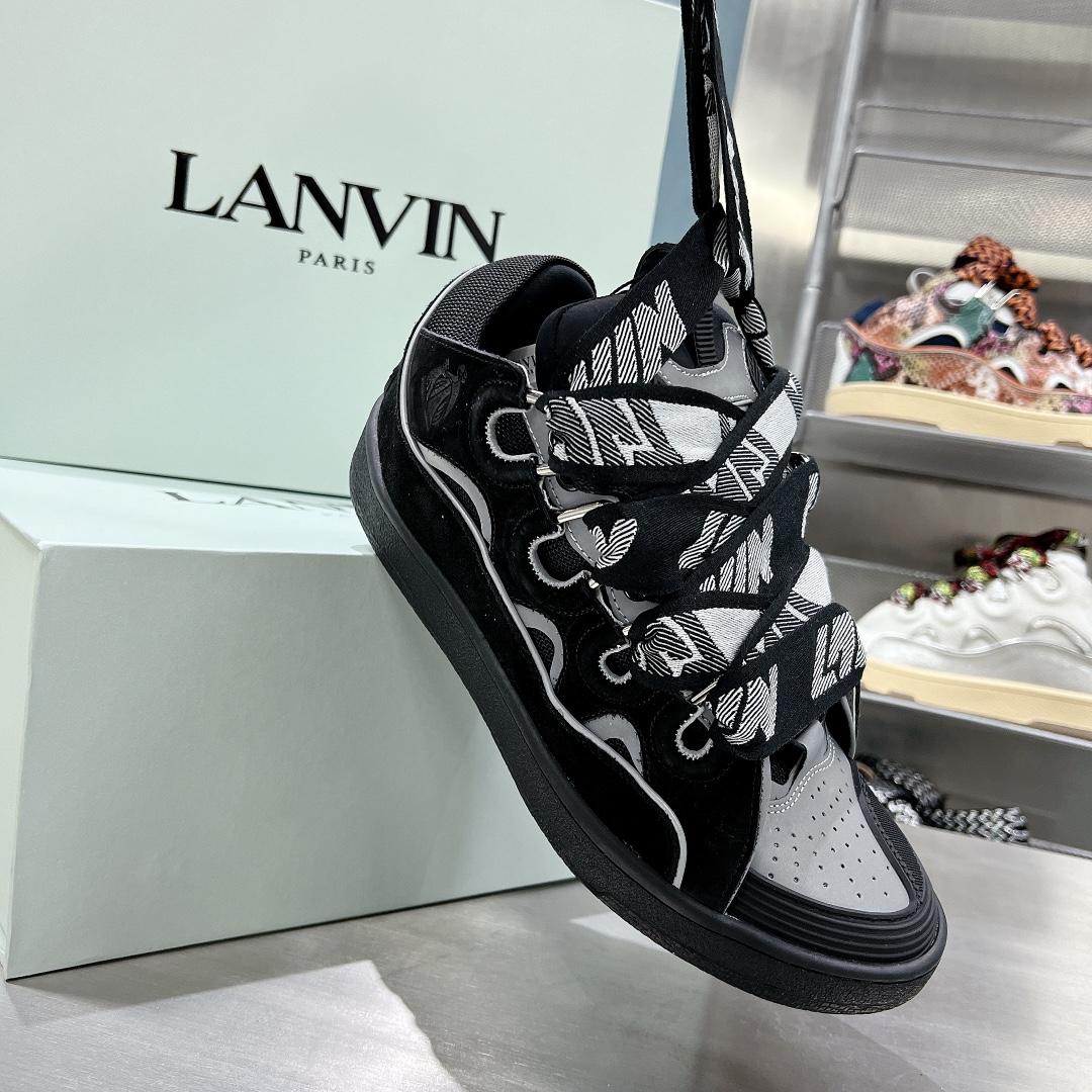 Lanvin Curb Sneakers - FashionPlug
