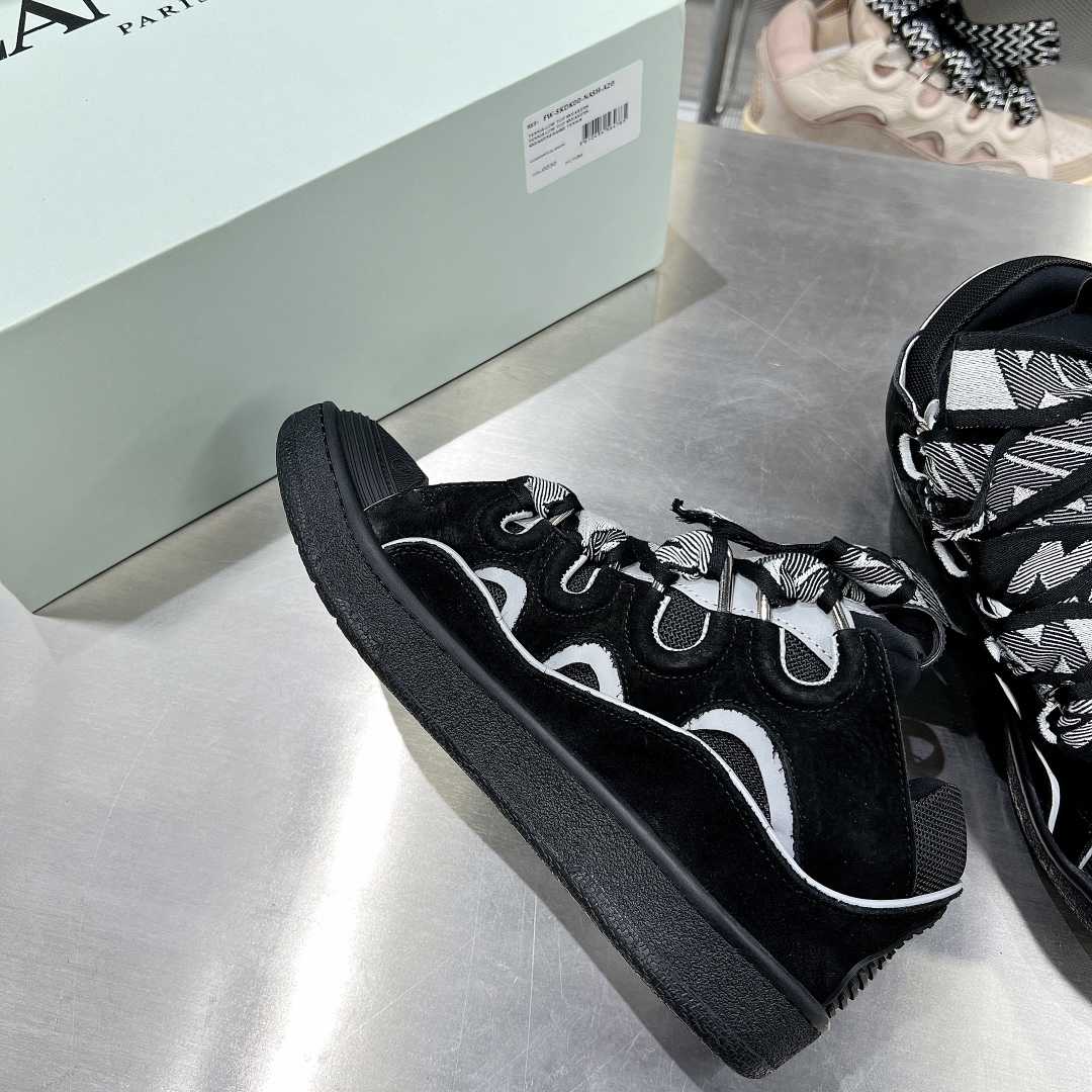 Lanvin Curb Sneakers - FashionPlug